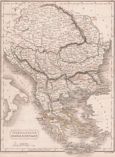 Turkey in Europe, Greece & Hungary 1844